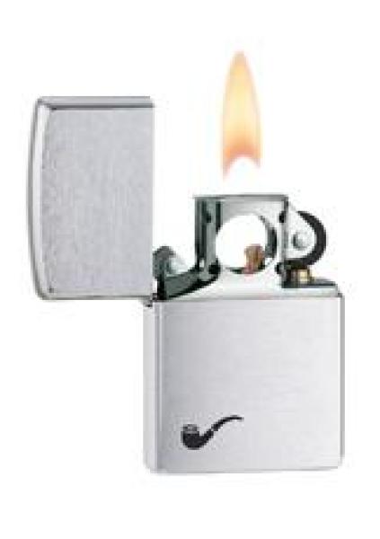 Pfeifenfeuerzeug Zippo silber 60001199